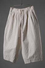 Load image into Gallery viewer, sus-sous atelier trousers / cotton linen canvas (ecru)
