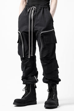 画像をギャラリービューアに読み込む, A.F ARTEFACT RADICAL-ZIP FIELD PANTS (BLACK)