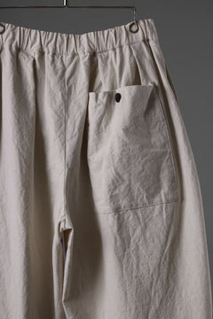 Load image into Gallery viewer, sus-sous atelier trousers / cotton linen canvas (ecru)
