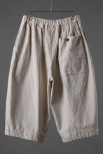 Load image into Gallery viewer, sus-sous atelier trousers / cotton linen canvas (ecru)