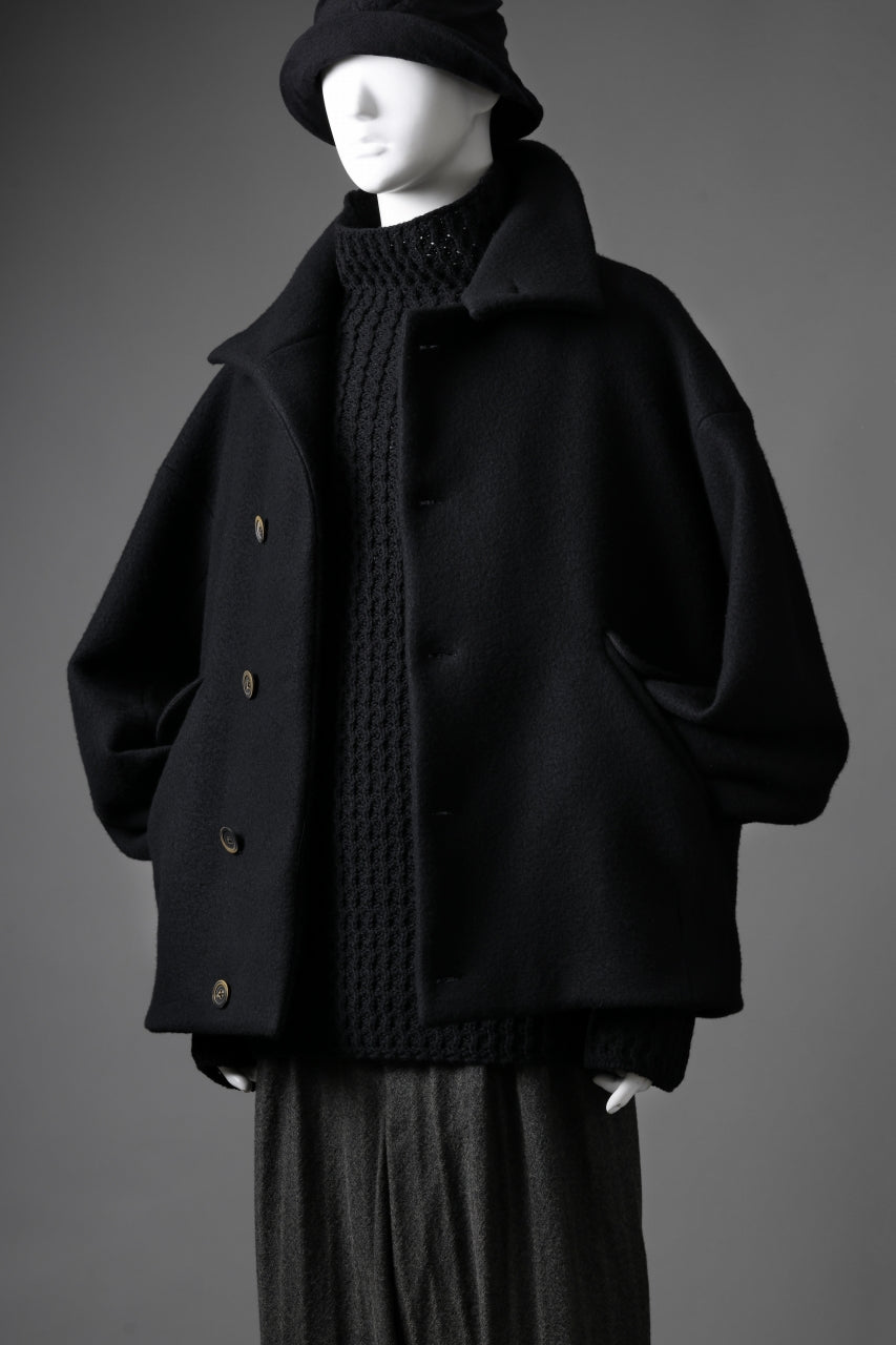 画像をギャラリービューアに読み込む, forme d'expression Bomber Short Coat (Black)