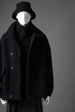 画像をギャラリービューアに読み込む, forme d'expression Bomber Short Coat (Black)