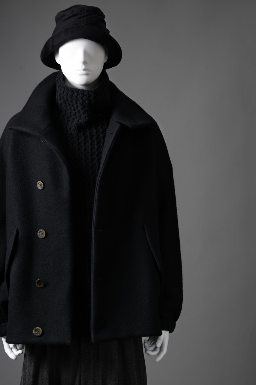 画像をギャラリービューアに読み込む, forme d'expression Bomber Short Coat (Black)