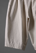 Load image into Gallery viewer, sus-sous atelier trousers / cotton linen canvas (ecru)