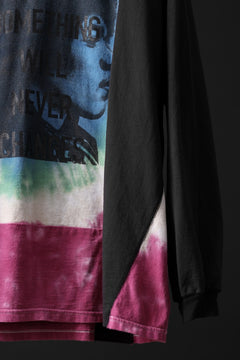 画像をギャラリービューアに読み込む, CHANGES exclusive VINTAGE REMAKE L/S TOPS (MULTI BLACK #N)