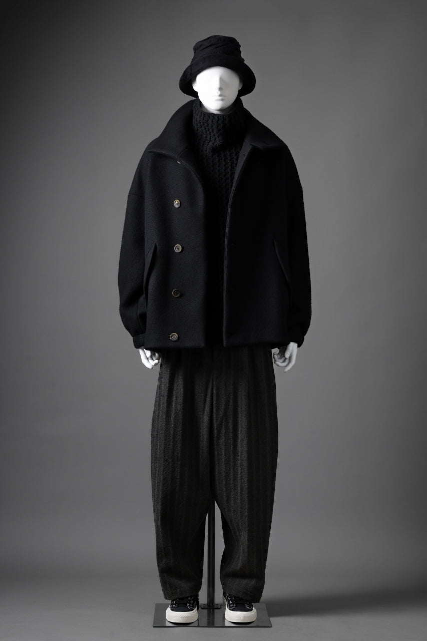 画像をギャラリービューアに読み込む, forme d'expression Bomber Short Coat (Black)