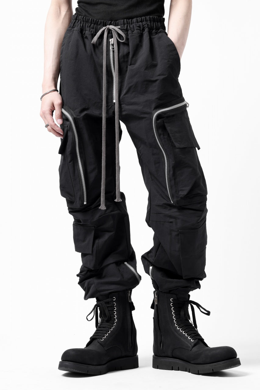 画像をギャラリービューアに読み込む, A.F ARTEFACT RADICAL-ZIP FIELD PANTS (BLACK)