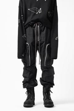 画像をギャラリービューアに読み込む, A.F ARTEFACT RADICAL-ZIP FIELD PANTS (BLACK)