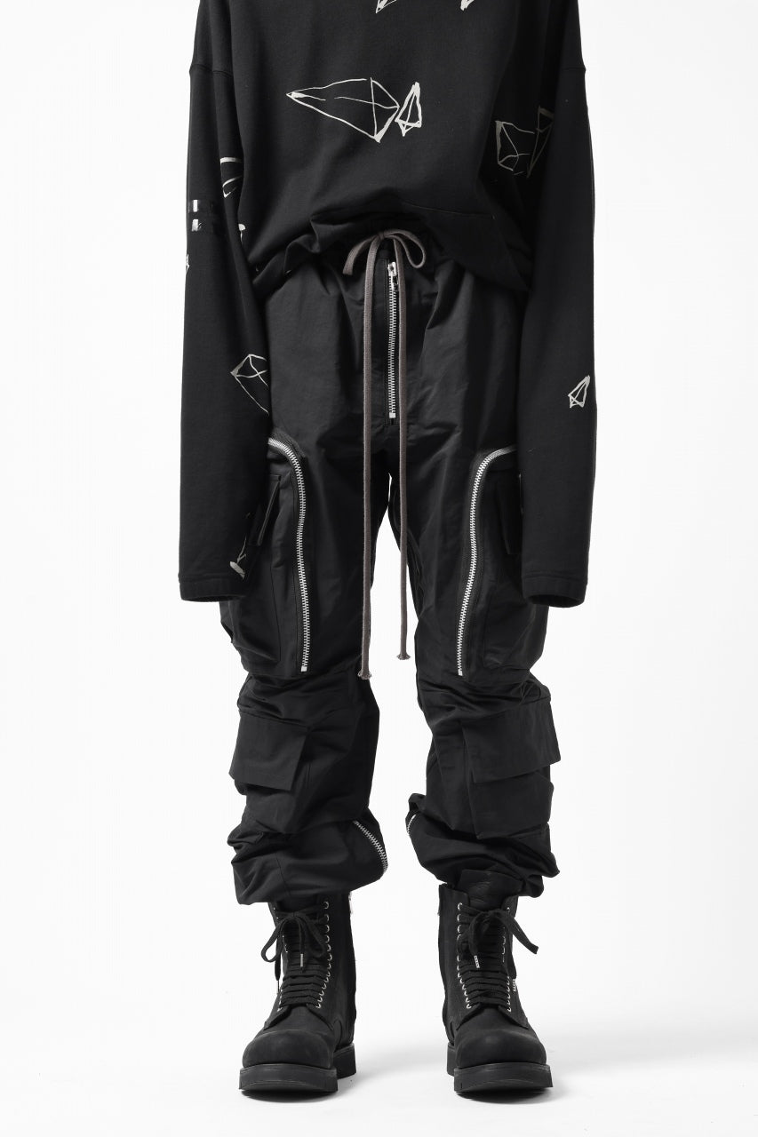 画像をギャラリービューアに読み込む, A.F ARTEFACT RADICAL-ZIP FIELD PANTS (BLACK)