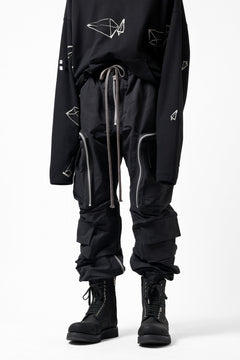 画像をギャラリービューアに読み込む, A.F ARTEFACT RADICAL-ZIP FIELD PANTS (BLACK)