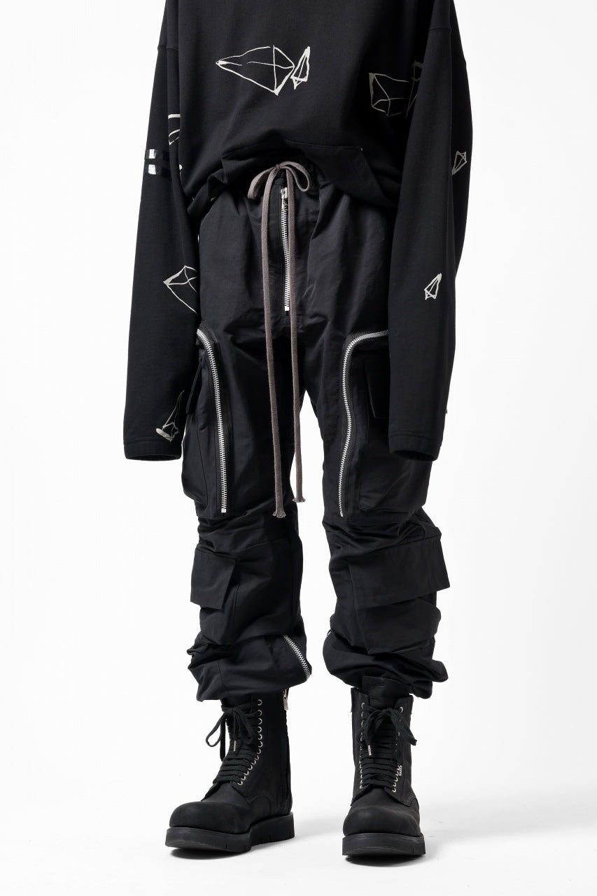 画像をギャラリービューアに読み込む, A.F ARTEFACT RADICAL-ZIP FIELD PANTS (BLACK)