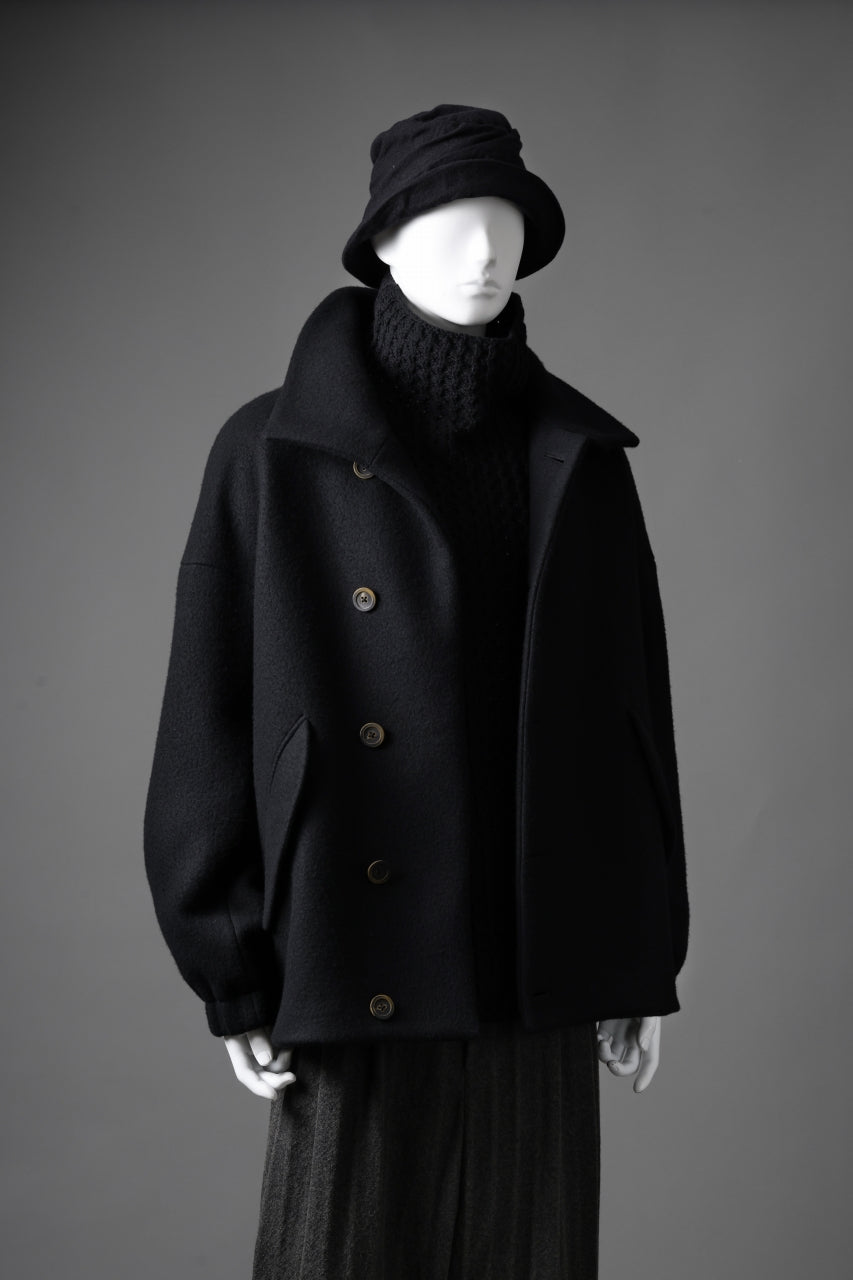画像をギャラリービューアに読み込む, forme d'expression Bomber Short Coat (Black)