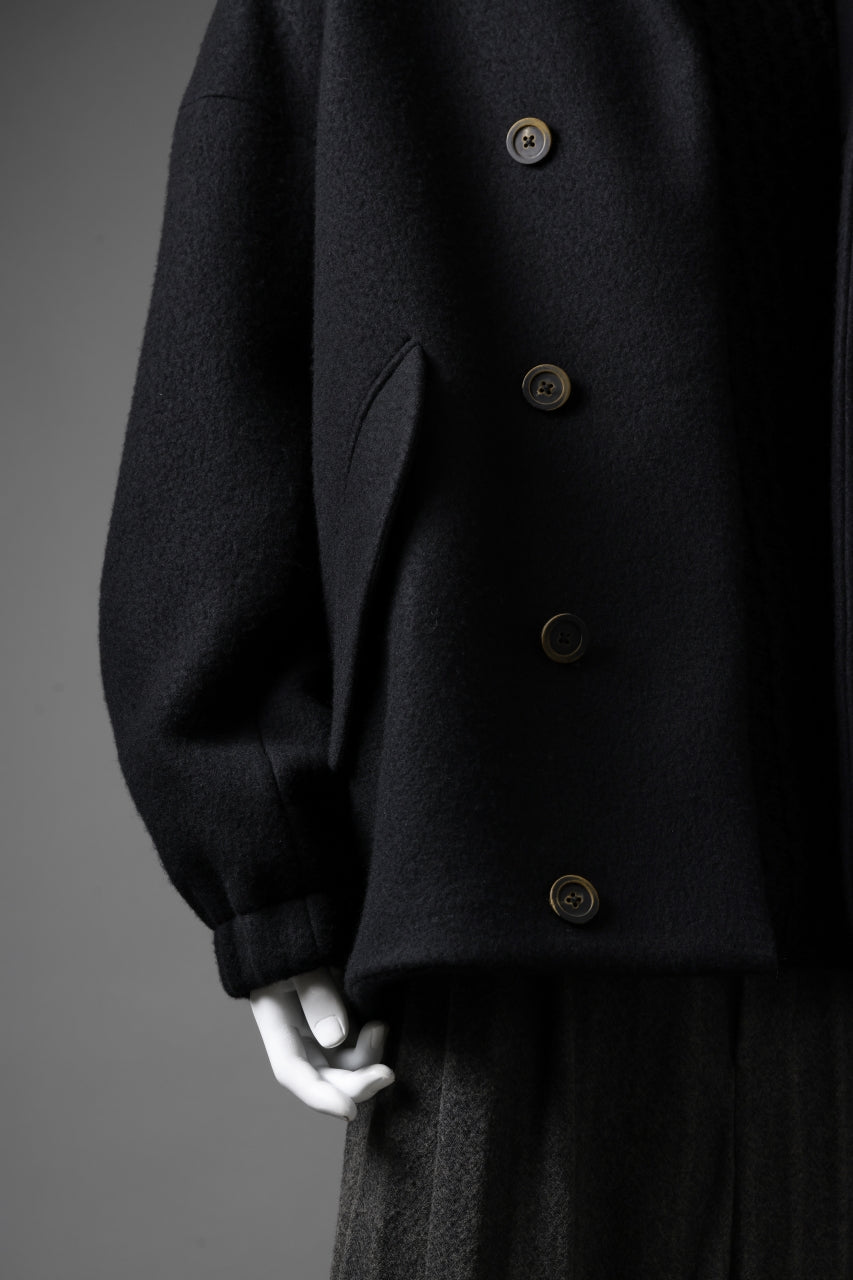 画像をギャラリービューアに読み込む, forme d'expression Bomber Short Coat (Black)