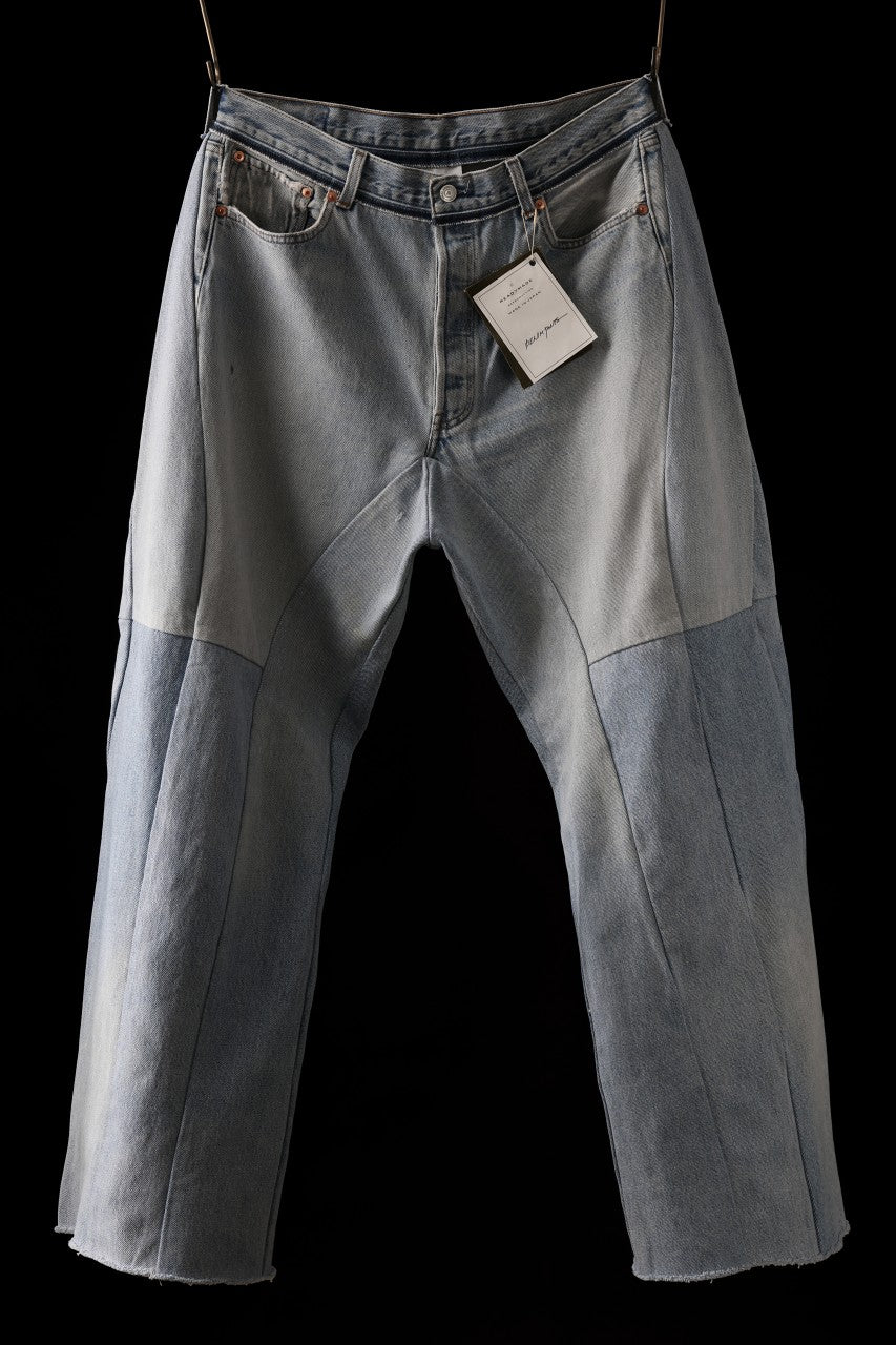 画像をギャラリービューアに読み込む, READYMADE DENIM PANTS (WIDE) / (BLUE #A)