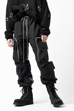 画像をギャラリービューアに読み込む, A.F ARTEFACT RADICAL-ZIP FIELD PANTS (BLACK)