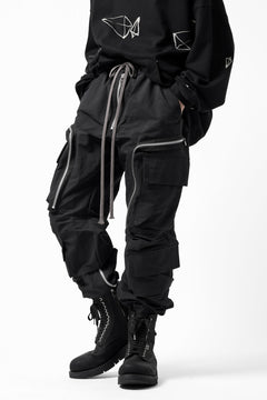 画像をギャラリービューアに読み込む, A.F ARTEFACT RADICAL-ZIP FIELD PANTS (BLACK)