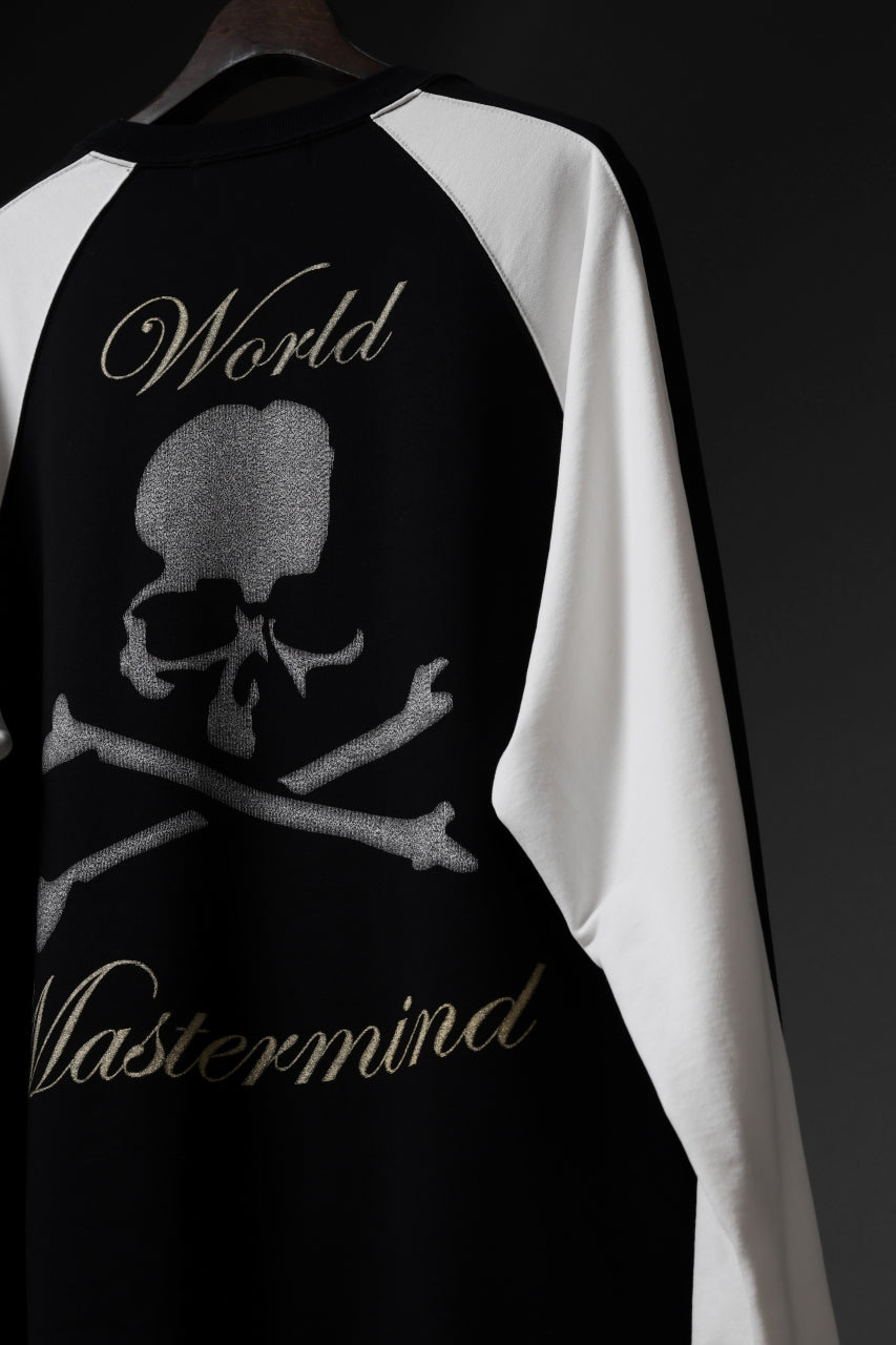 画像をギャラリービューアに読み込む, MASTERMIND WORLD SOUVENIR SWEATSHIRT / REGULAR FIT (BLACK x WHITE)