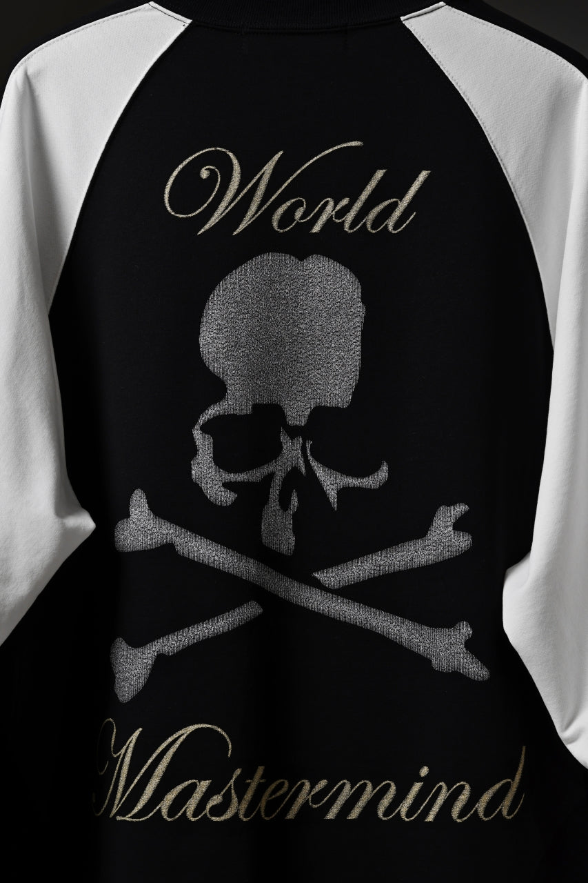 画像をギャラリービューアに読み込む, MASTERMIND WORLD SOUVENIR SWEATSHIRT / REGULAR FIT (BLACK x WHITE)