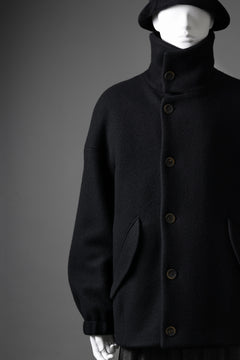 画像をギャラリービューアに読み込む, forme d'expression Bomber Short Coat (Black)