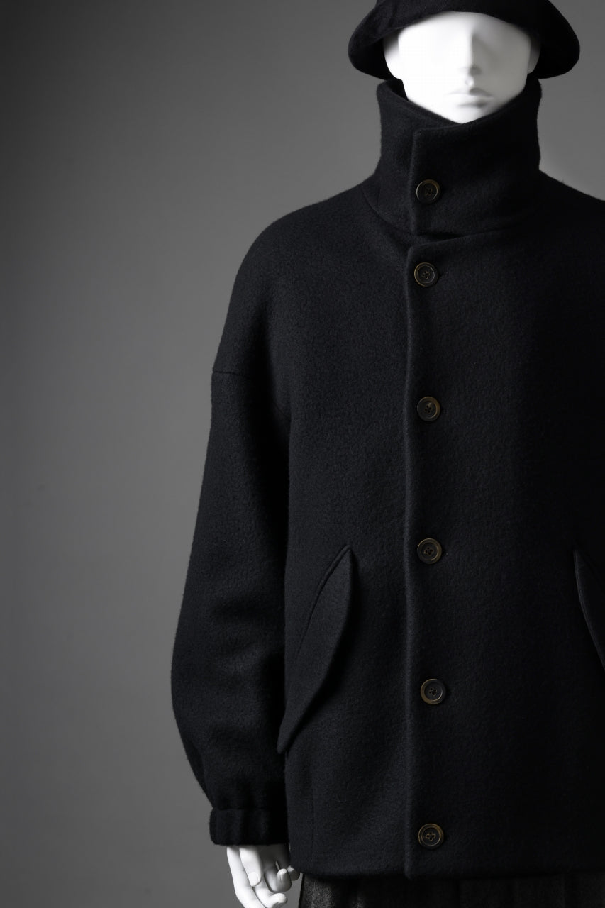 画像をギャラリービューアに読み込む, forme d'expression Bomber Short Coat (Black)