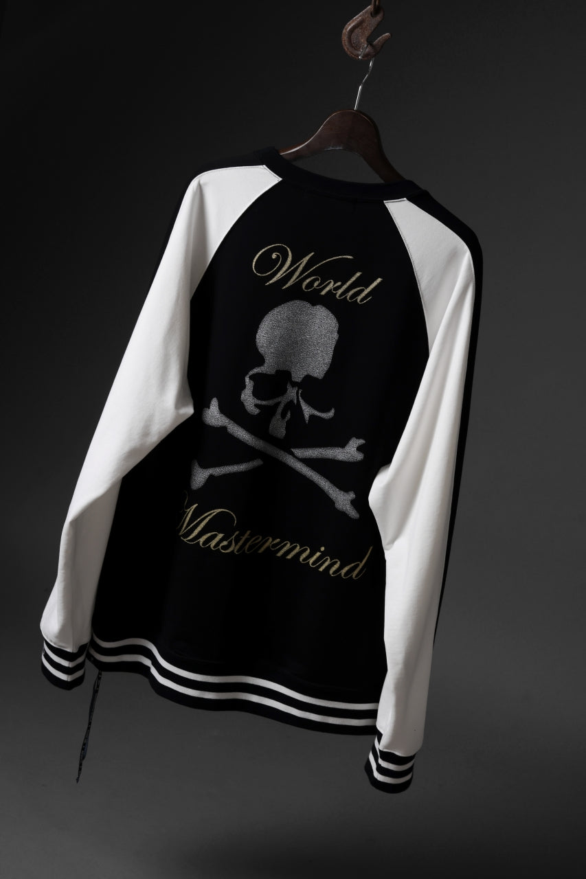 画像をギャラリービューアに読み込む, MASTERMIND WORLD SOUVENIR SWEATSHIRT / REGULAR FIT (BLACK x WHITE)