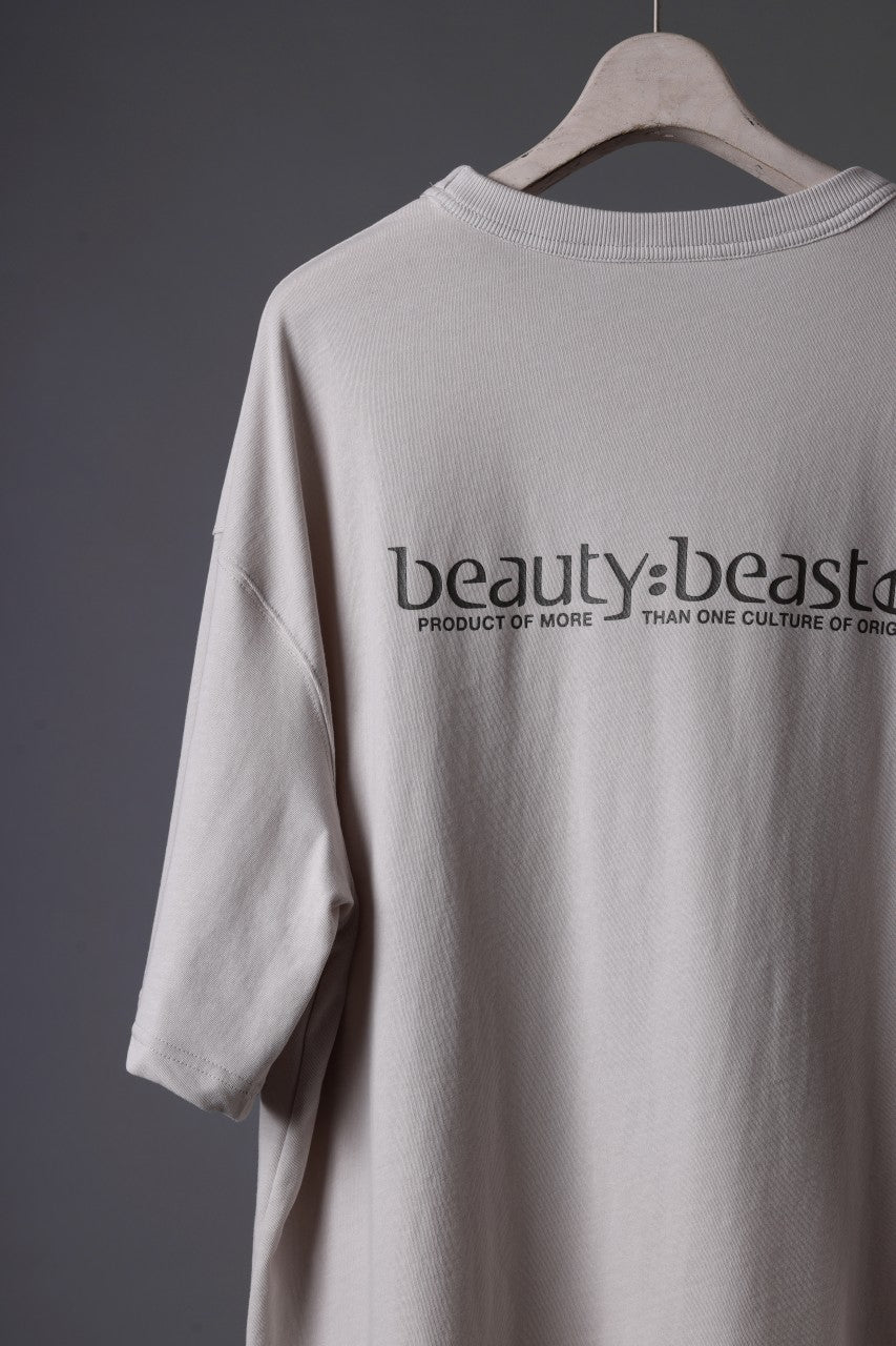 画像をギャラリービューアに読み込む, beauty : beast DARK KNIGHT S/S TEE (GRAIGE)