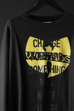 画像をギャラリービューアに読み込む, CHANGES exclusive VINTAGE REMAKE L/S TOPS (MULTI BLACK #O)