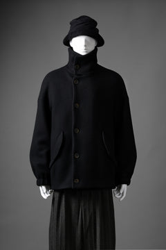 画像をギャラリービューアに読み込む, forme d'expression Bomber Short Coat (Black)