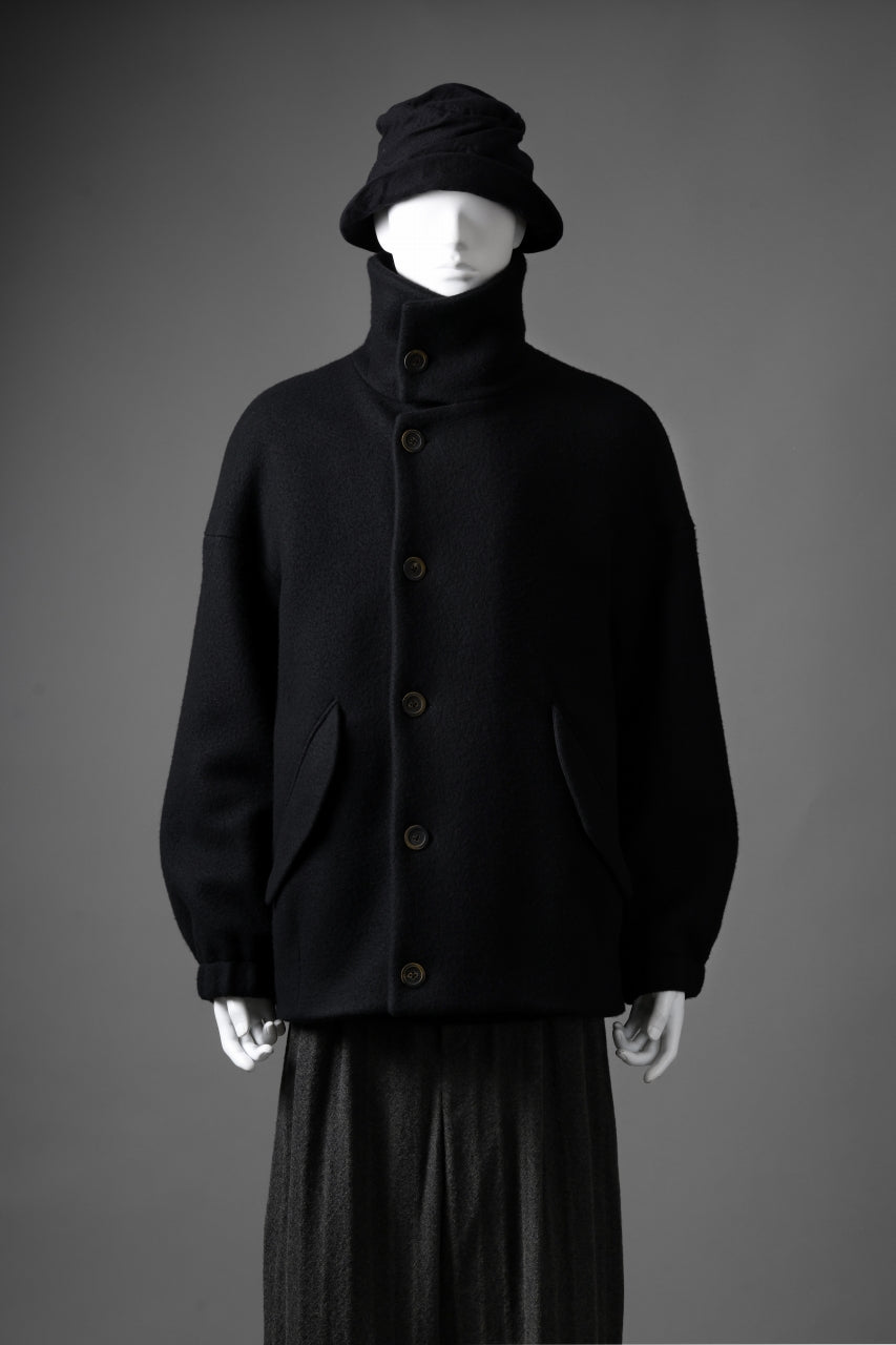 画像をギャラリービューアに読み込む, forme d'expression Bomber Short Coat (Black)
