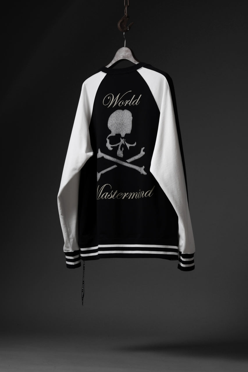 画像をギャラリービューアに読み込む, MASTERMIND WORLD SOUVENIR SWEATSHIRT / REGULAR FIT (BLACK x WHITE)
