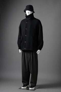 画像をギャラリービューアに読み込む, forme d'expression Bomber Short Coat (Black)