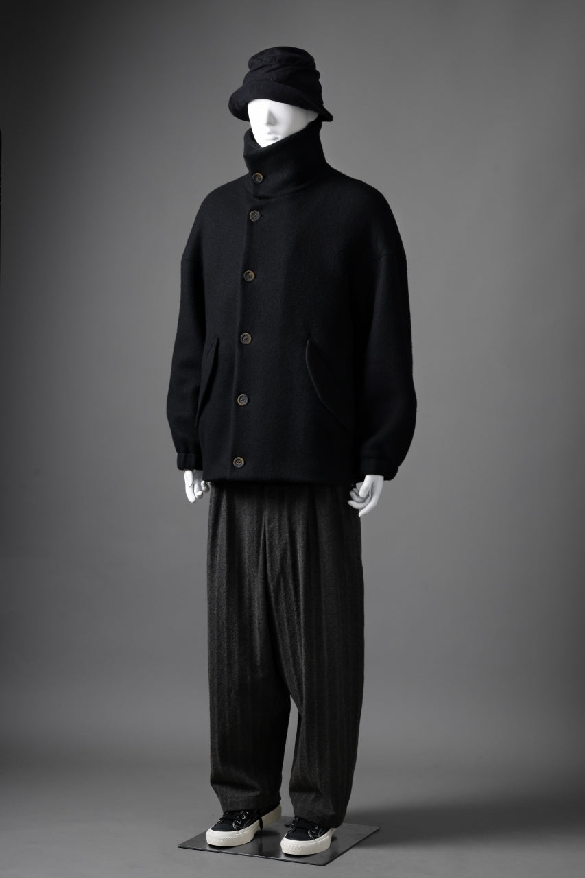 画像をギャラリービューアに読み込む, forme d'expression Bomber Short Coat (Black)