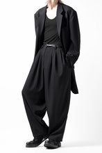 画像をギャラリービューアに読み込む, Y's for men 3TUCKS WIDE TAPERED PANTS / CLASSIC WOOL GABADINE (BLACK)