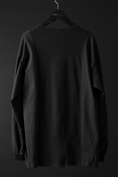 画像をギャラリービューアに読み込む, CHANGES exclusive VINTAGE REMAKE L/S TOPS (MULTI BLACK #O)
