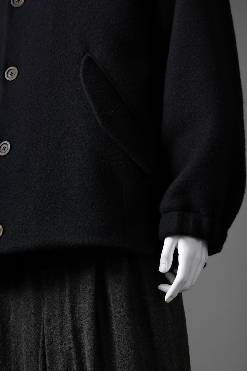 画像をギャラリービューアに読み込む, forme d'expression Bomber Short Coat (Black)