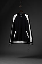 画像をギャラリービューアに読み込む, MASTERMIND WORLD SOUVENIR SWEATSHIRT / REGULAR FIT (BLACK x WHITE)