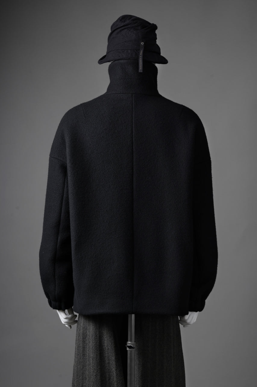 画像をギャラリービューアに読み込む, forme d'expression Bomber Short Coat (Black)