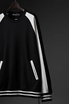 画像をギャラリービューアに読み込む, MASTERMIND WORLD SOUVENIR SWEATSHIRT / REGULAR FIT (BLACK x WHITE)