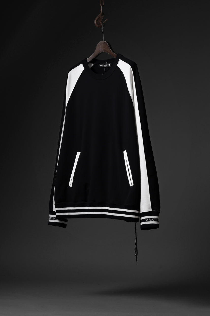 画像をギャラリービューアに読み込む, MASTERMIND WORLD SOUVENIR SWEATSHIRT / REGULAR FIT (BLACK x WHITE)