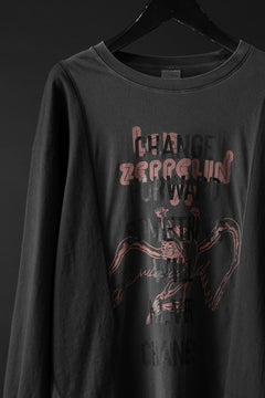 画像をギャラリービューアに読み込む, CHANGES exclusive VINTAGE REMAKE L/S TOPS (MULTI BLACK #P)