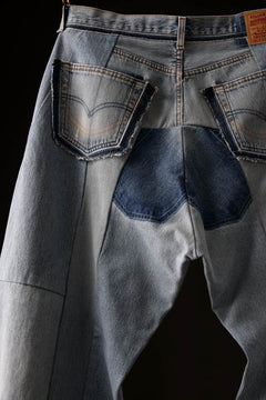 画像をギャラリービューアに読み込む, READYMADE DENIM PANTS (WIDE) / (BLUE #A)