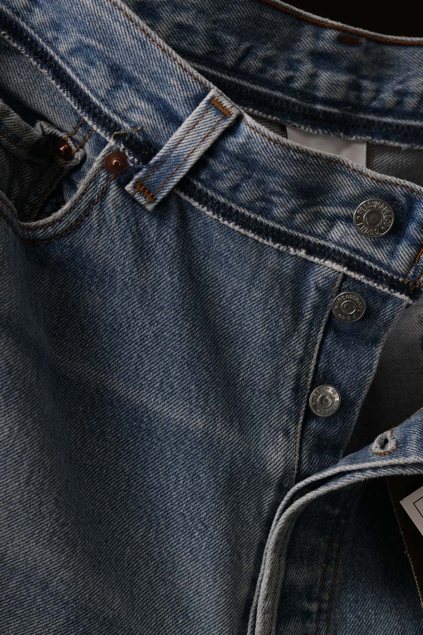 画像をギャラリービューアに読み込む, READYMADE DENIM PANTS (WIDE) / (BLUE #B)