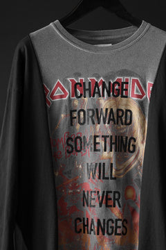 画像をギャラリービューアに読み込む, CHANGES exclusive VINTAGE REMAKE L/S TOPS (MULTI BLACK #E')