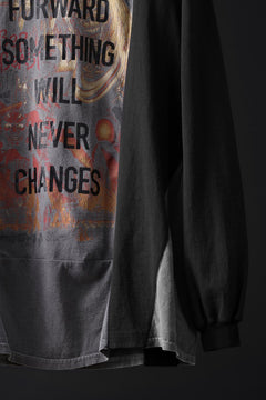 画像をギャラリービューアに読み込む, CHANGES exclusive VINTAGE REMAKE L/S TOPS (MULTI BLACK #E')