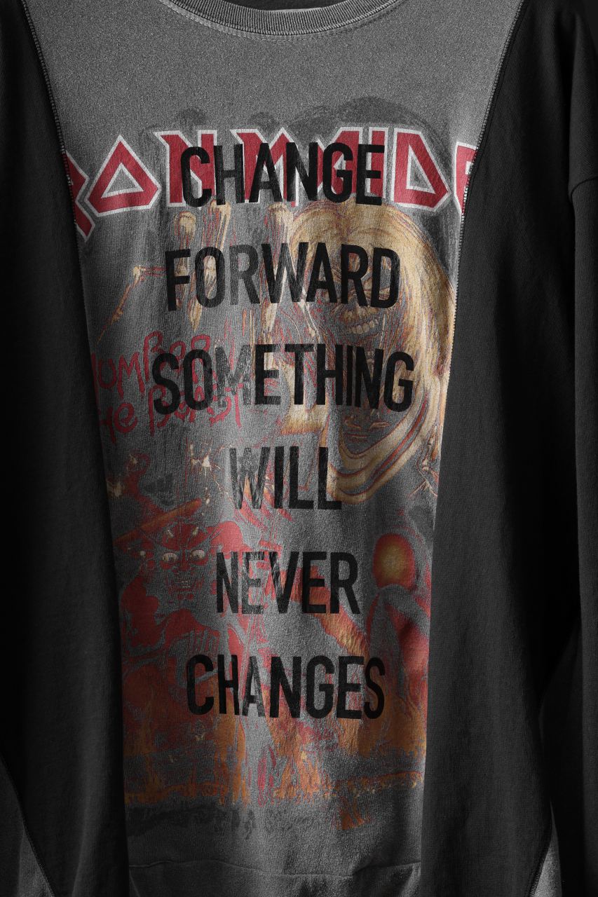 画像をギャラリービューアに読み込む, CHANGES exclusive VINTAGE REMAKE L/S TOPS (MULTI BLACK #E')