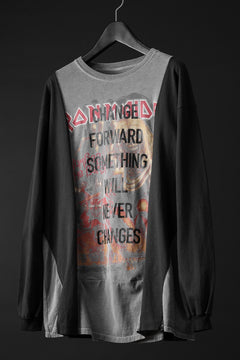 画像をギャラリービューアに読み込む, CHANGES exclusive VINTAGE REMAKE L/S TOPS (MULTI BLACK #E')