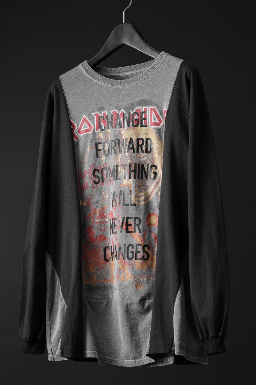 画像をギャラリービューアに読み込む, CHANGES exclusive VINTAGE REMAKE L/S TOPS (MULTI BLACK #E')