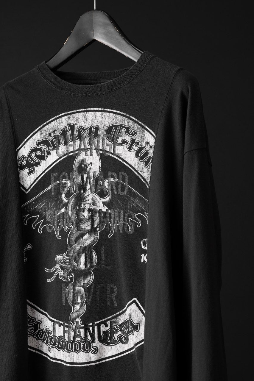 画像をギャラリービューアに読み込む, CHANGES exclusive VINTAGE REMAKE L/S TOPS (MULTI BLACK #S)