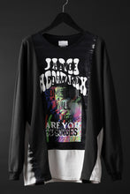画像をギャラリービューアに読み込む, CHANGES exclusive VINTAGE REMAKE L/S TOPS (MULTI BLACK #R)