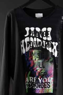 画像をギャラリービューアに読み込む, CHANGES exclusive VINTAGE REMAKE L/S TOPS (MULTI BLACK #R)